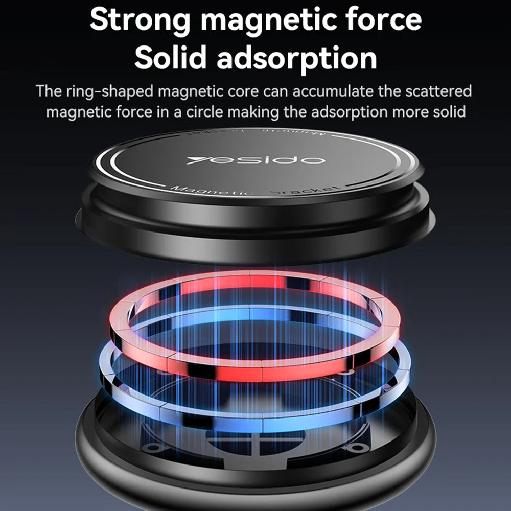 Magnetisk Bilhållare Yesido C269, Universal, Svart