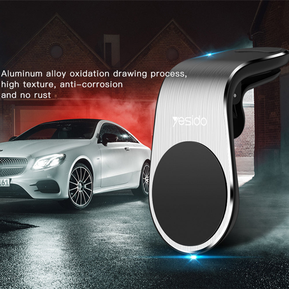 Magnetisk Bilhållare Yesido C64, Universal, Svart