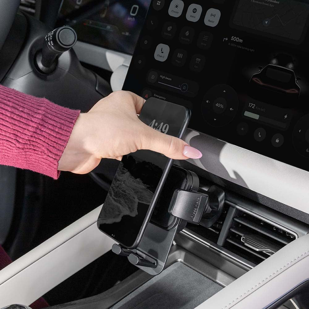 Proove Crystal Clamp Bilhållare, 4.7inch - 6.9inch, Svart CHCC00000001