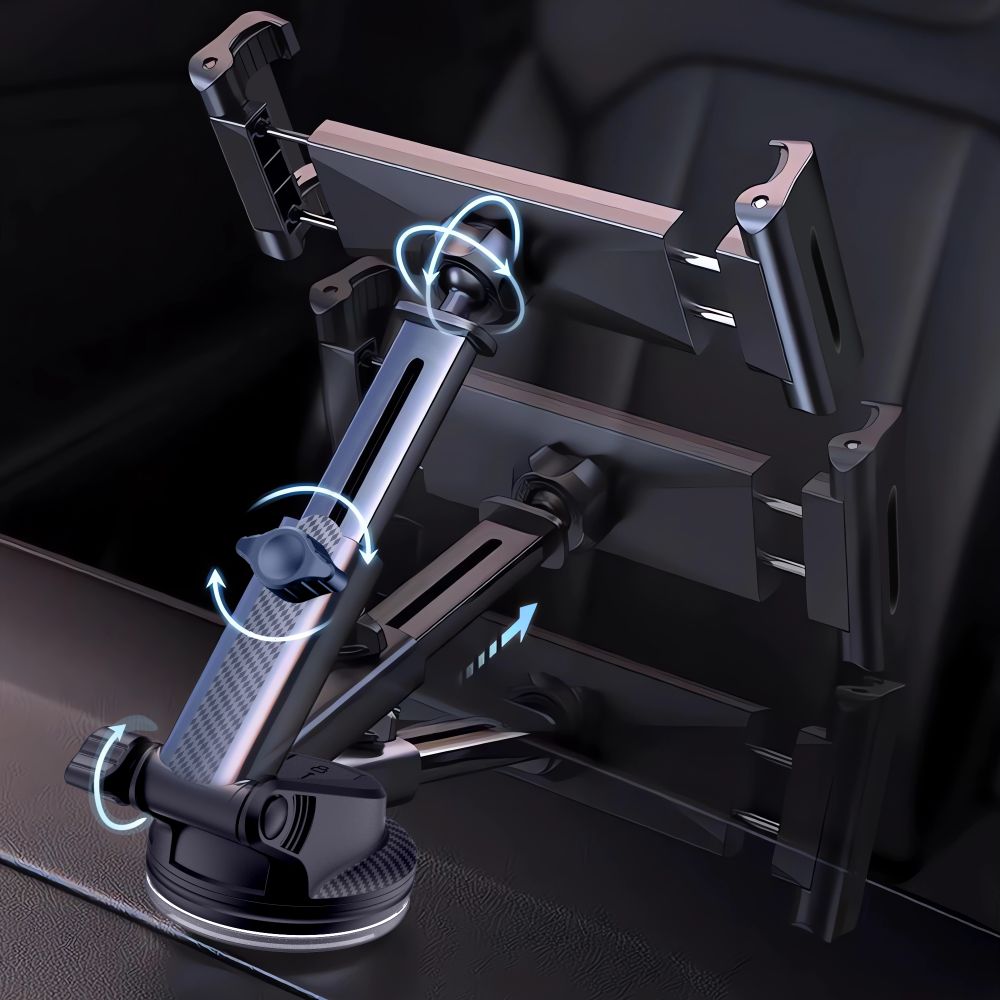Tech-Protect V4 Bilhållare för Surfplatta, 141mm - 280mm, Svart