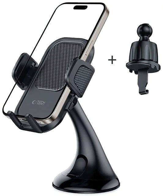 Bilhållare Tech-Protect V8-3 2in1, Universal, Svart