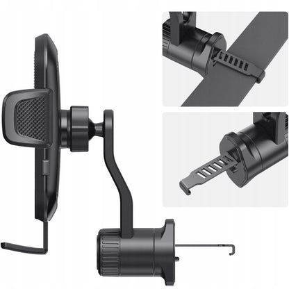 Bilhållare Tech-Protect V8 Rotary Vent, Universal, Svart