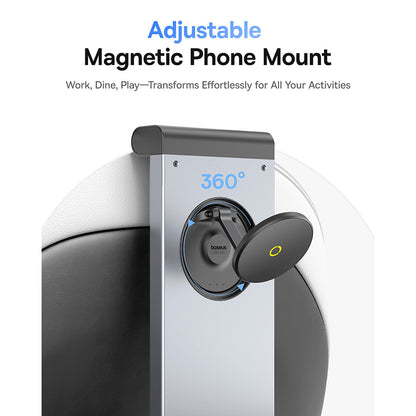 Magnetiskt Bilhuvudstödsfäste Baseus MagPro II, Universal, Svart C40272901121-00