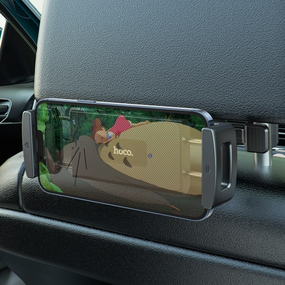 HOCO CA121 Car Headrest Mount for Phone / Tablet, 4.7inch - 10.5inch, Black