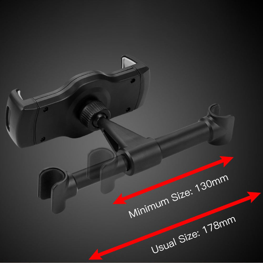 Bilhållare för nackstöd Yesido C29, 4 tum - 10 tum, Svart