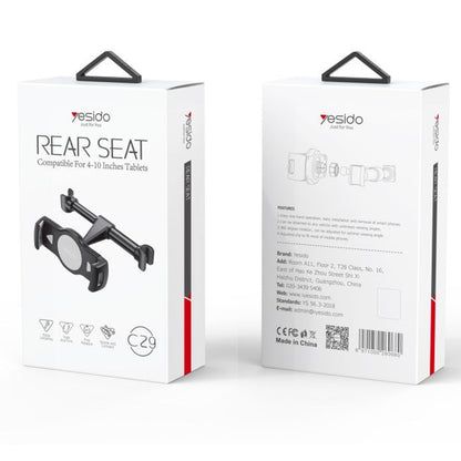 Bilhållare för nackstöd Yesido C29, 4 tum - 10 tum, Svart