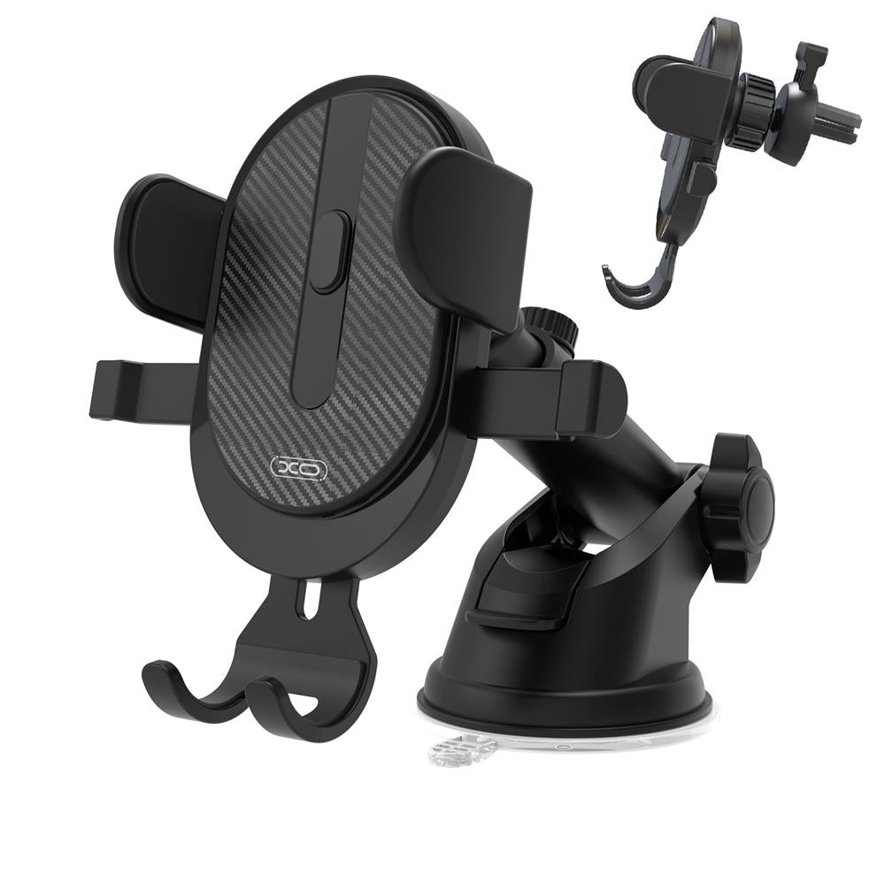 Bilhållare XO Design C60 2in1, 4 tum - 6 tum, Svart