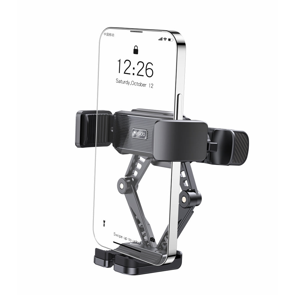 Yesido C166 Car Holder, 4.7inch - 7inch, Black