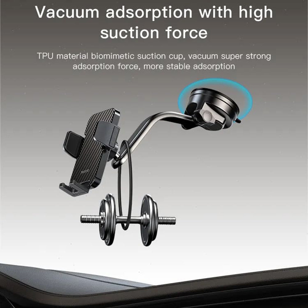 Bilhållare Yesido C172, 4 tum - 7 tum, Svart