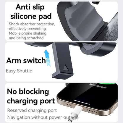 Bilhållare Yesido C240, Universal, Svart