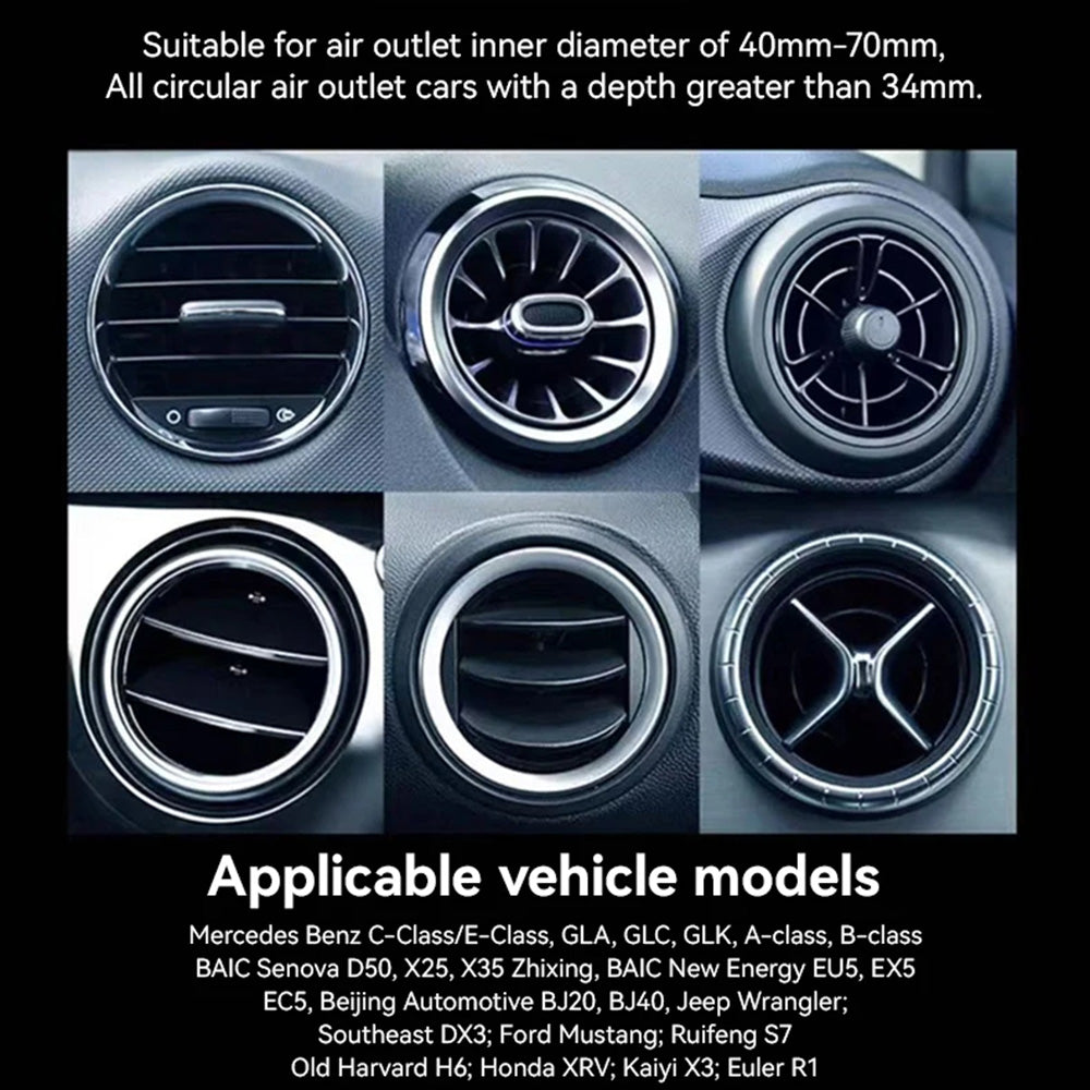 Bilhållare Yesido C240, Universal, Svart