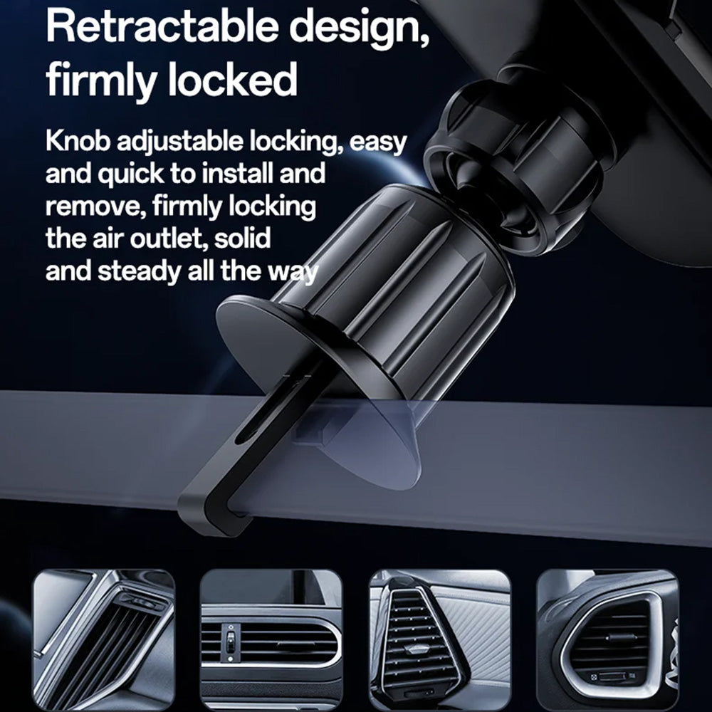 Bilhållare Yesido C247, 4.7 tum - 7.2 tum, Svart