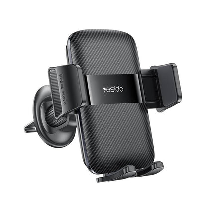 Bilhållare Yesido C251, 4.8 tum - 7.2 tum, Svart