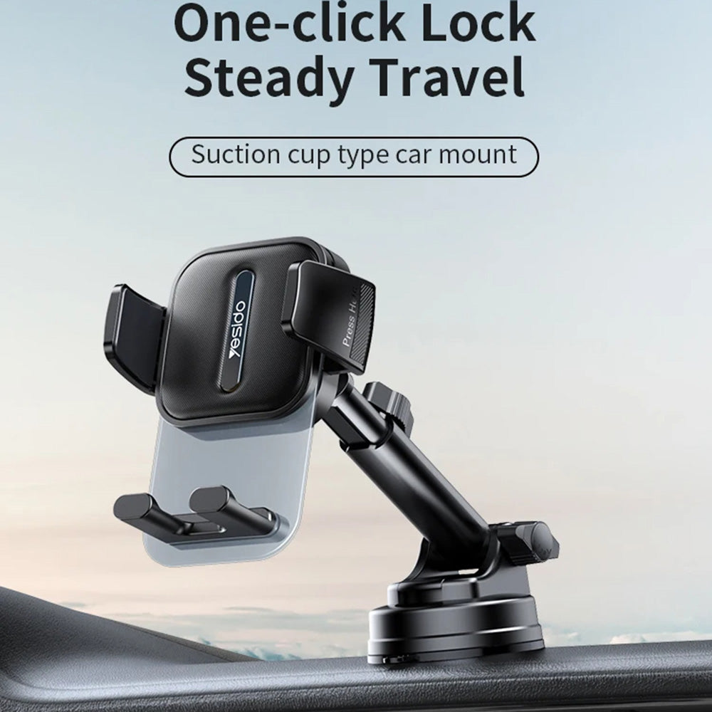 Bilhållare Yesido C261, Universal, Svart