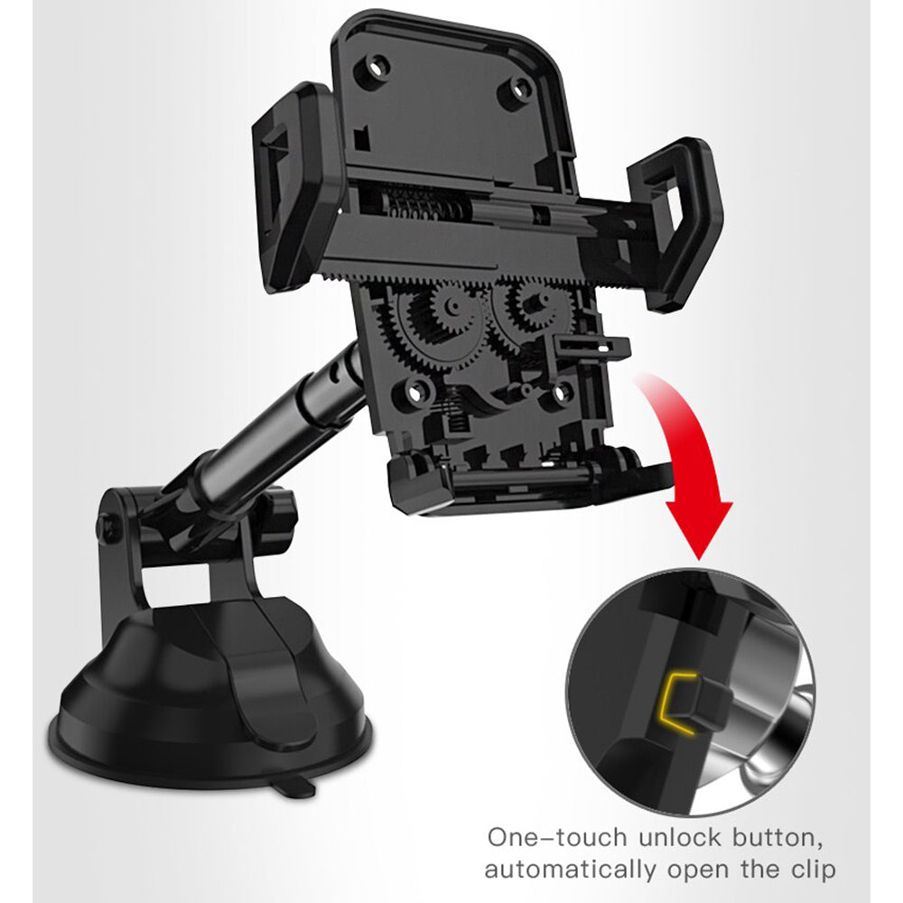 Bilhållare Yesido C40, Universal, Svart