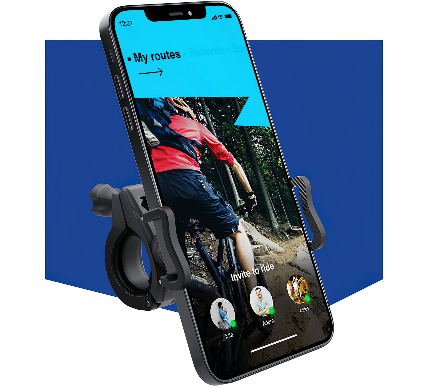 3MK Holder Pro Cykelhållare, Universal, Svart