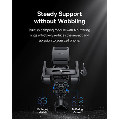 Baseus GoTrip Cykelhållare, 5.7inch - 7.2inch, Svart C40572301111-00