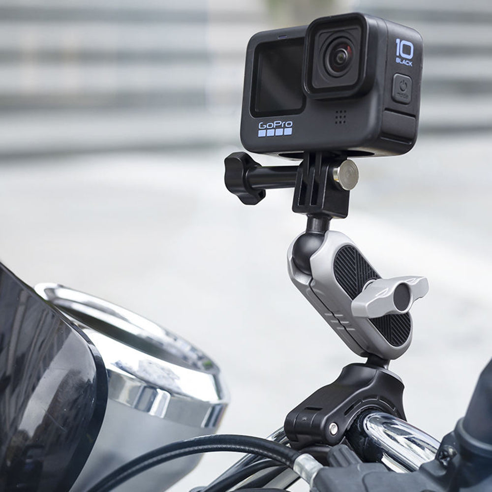 Cykelhållare för sportkamera Techsuit JX-008 för GoPro, grå