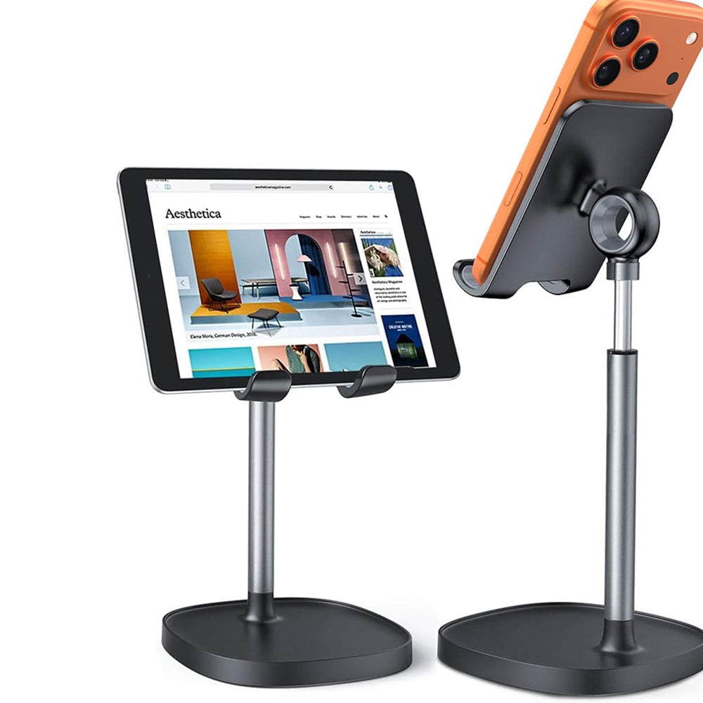 Lisen Mechanical skrivbordsstöd för telefon / surfplatta, 4 tum - 10 tum, Svart YL0421030004