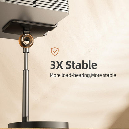 Lisen Mechanical skrivbordsstöd för telefon / surfplatta, 4 tum - 10 tum, Svart YL0421030004