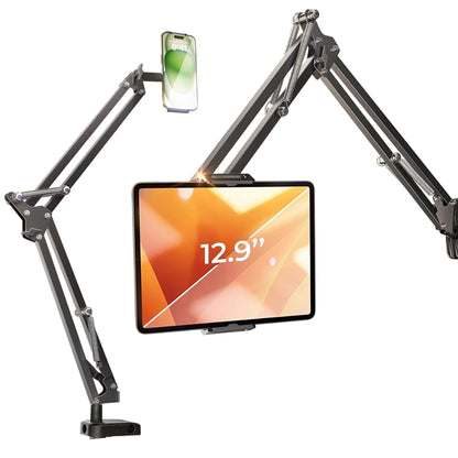 Lisen Skrivbordsstöd för Telefon / Surfplatta, 4.7inch - 12.9inch, Svart YL0223060007