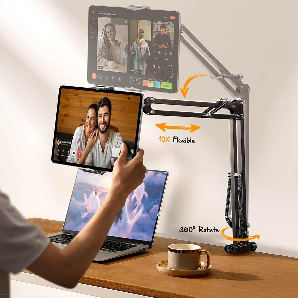 Lisen Skrivbordsstöd för Telefon / Surfplatta, 4.7inch - 12.9inch, Svart YL0223060007