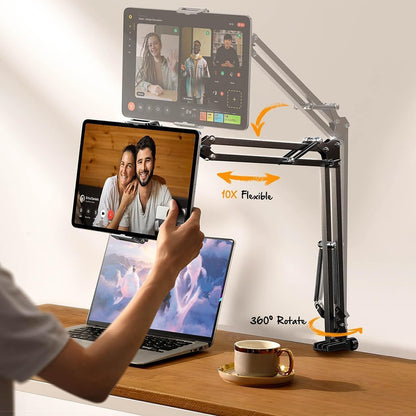 Lisen Skrivbordsstöd för Telefon / Surfplatta, 4.7inch - 12.9inch, Svart YL0223060007