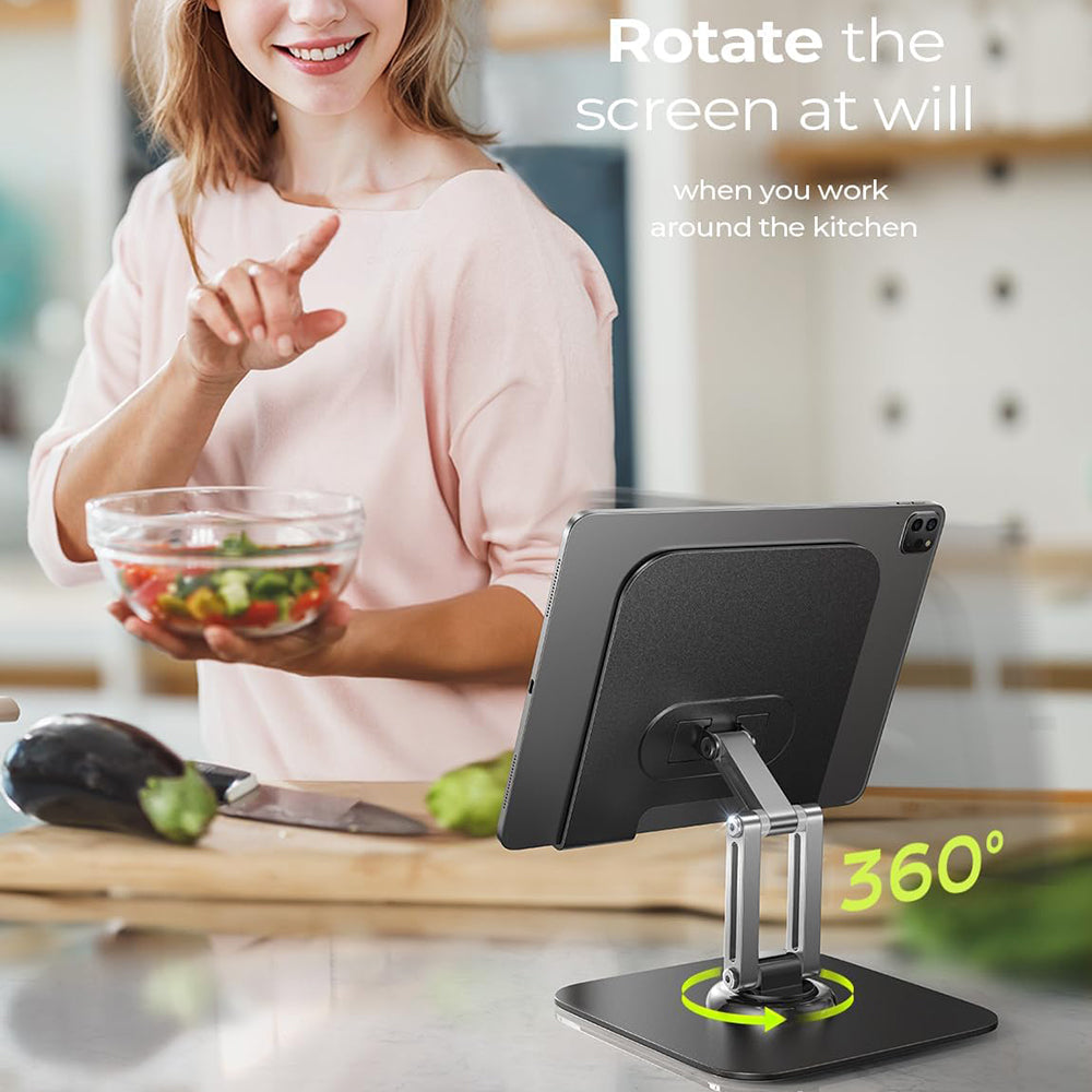Lisen Q18 Skrivbordsställ för Telefon / Surfplatta, 4.7inch - 12.9inch, Svart YL0423120002