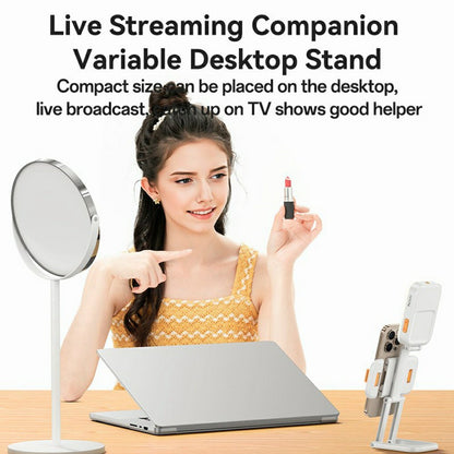 Selfie Light Skrivbordsstöd Yesido DH10, 4.7 tum - 7 tum, Vit