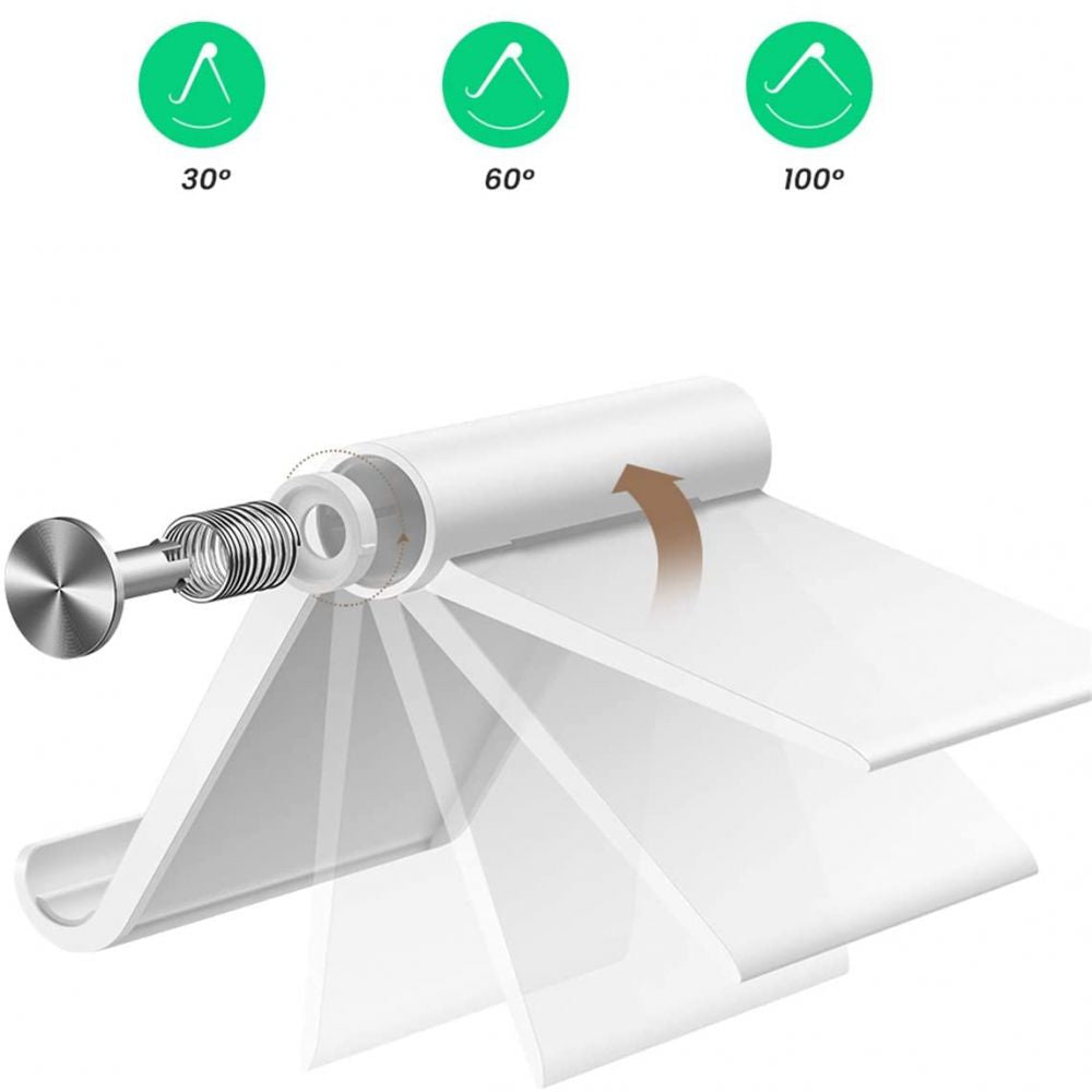 Techsuit ABS-BK1 skrivbordsstöd, 4 tum - 7,9 tum, Svart