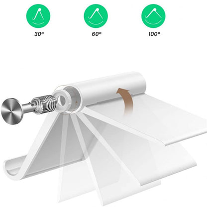 Techsuit ABS-BK1 skrivbordsstöd, 4 tum - 7,9 tum, Svart