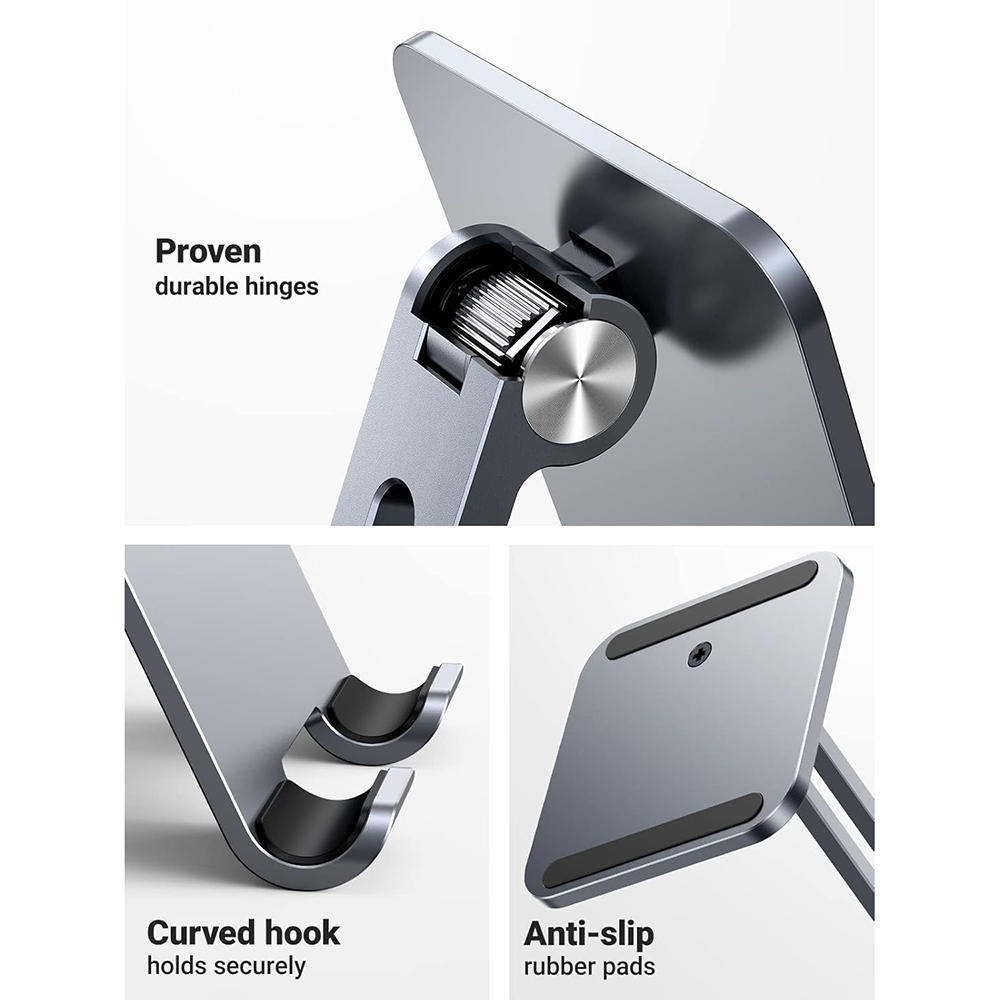 UGREEN LP134 Desk Stand for Phone / Tablet, 6.1inch - 12.9inch, Gray, Resealed