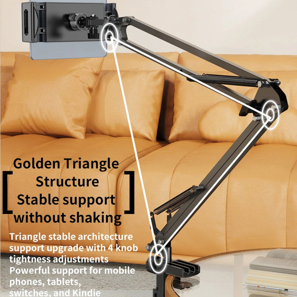 Yesido C296 skrivbordsstöd, 4 tum - 12,9 tum, Svart