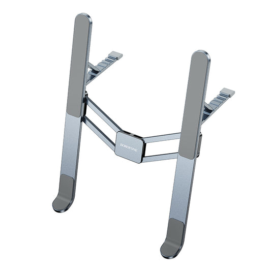 Borofone BH117 Graceful stöd för laptop max. 15,6 tum, Grå