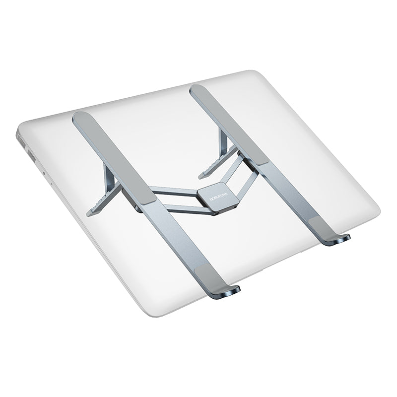 Borofone BH117 Graceful stöd för laptop max. 15,6 tum, Grå