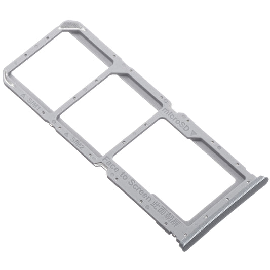 SIM holder - Card Oppo A16, Silver