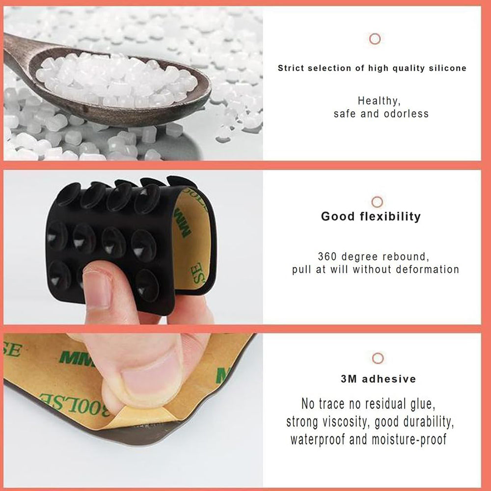 Stöd med Sugkoppar Techsuit SM-PAD, Fuchsia