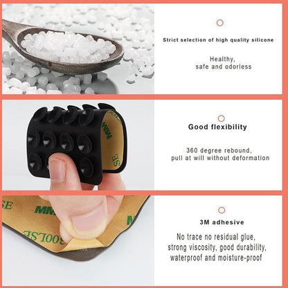 Stöd med Sugkoppar Techsuit SPP-PAD, Ljusrosa