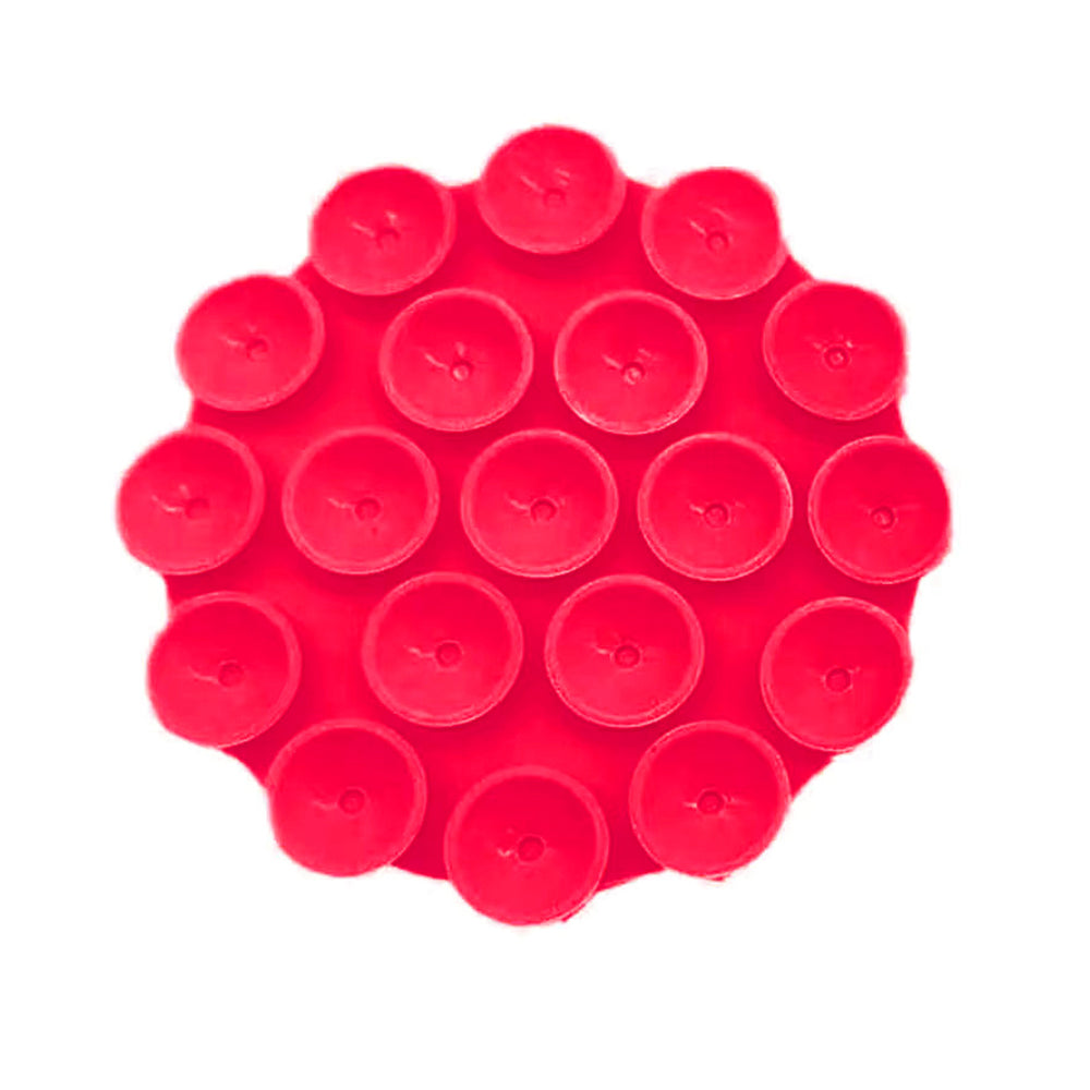 Stöd med Sugkoppar Techsuit SR-CUP, Röd