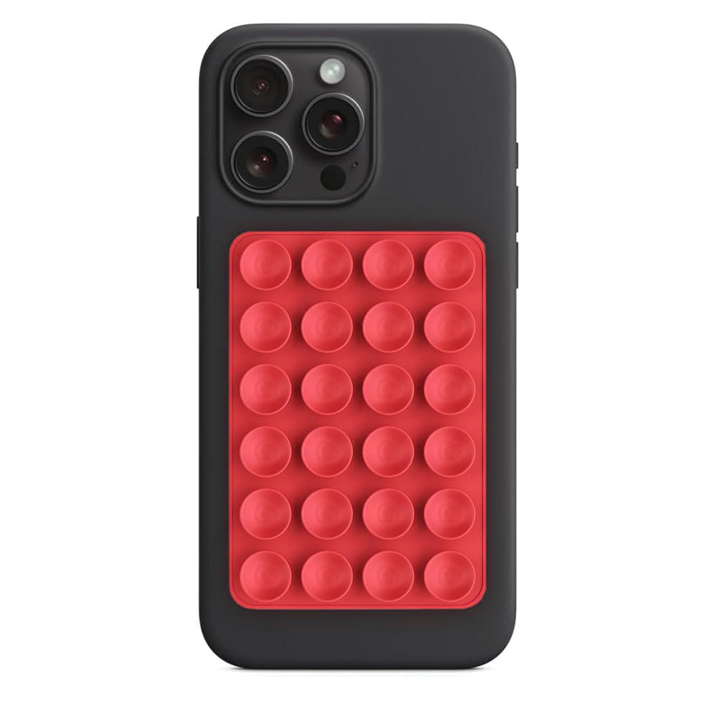 Techsuit SR-PAD Suction Cup Holder, Red