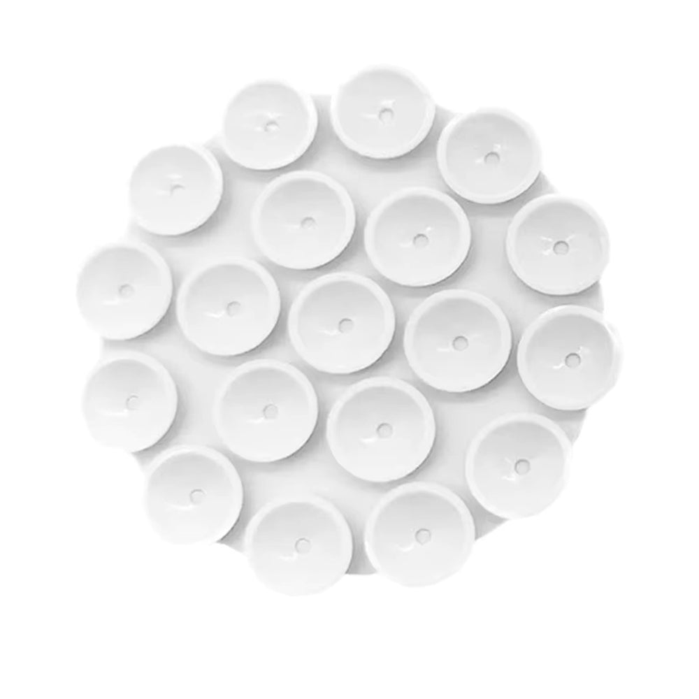 Stöd med Sugkoppar Techsuit SW-CUP, Vit