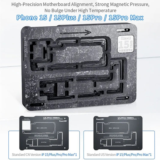 QIANLI magnetiskt arbetsstöd för PCB för Apple iPhone 15-serien