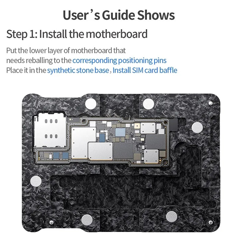 QIANLI magnetiskt arbetsstöd för PCB för Apple iPhone 15-serien