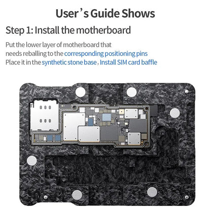 QIANLI magnetiskt arbetsstöd för PCB för Apple iPhone 15-serien