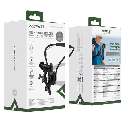 Halsstöd Acefast E33, Universal, Svart