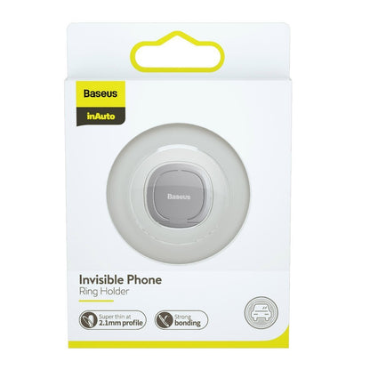 Baseus Invisible Ring Holder, Silver SUYB-0S