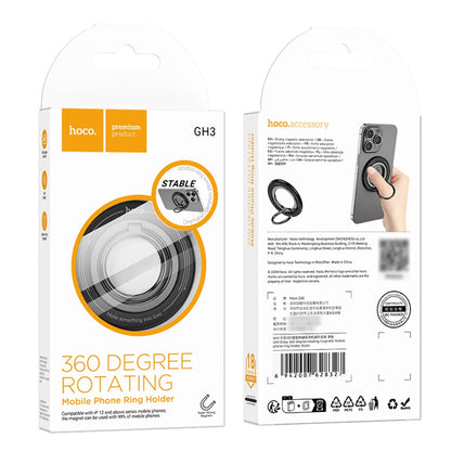 HOCO GH3 Ring Holder, Universal, Black