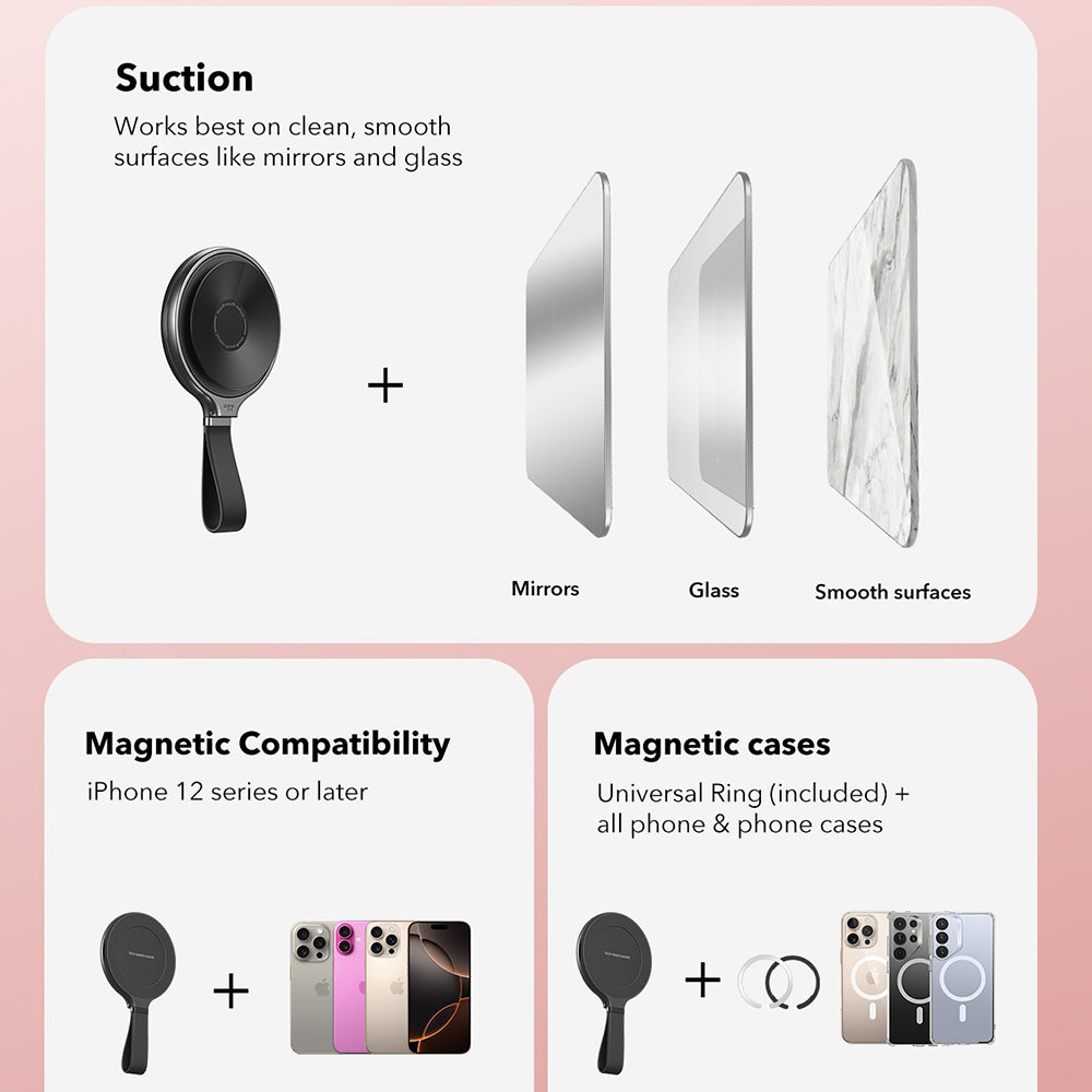 ESR HaloLock Ringhållare, Svart