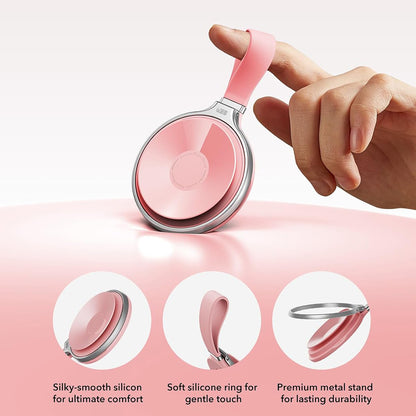 ESR HaloLock Läder Ringhållare, Universal, Rosa
