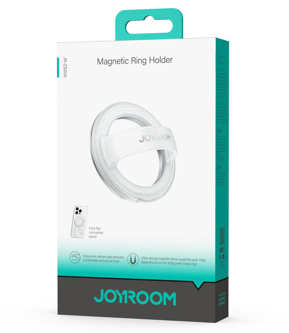 Joyroom JR-ZS500 Ringhållare, Universal, Vit